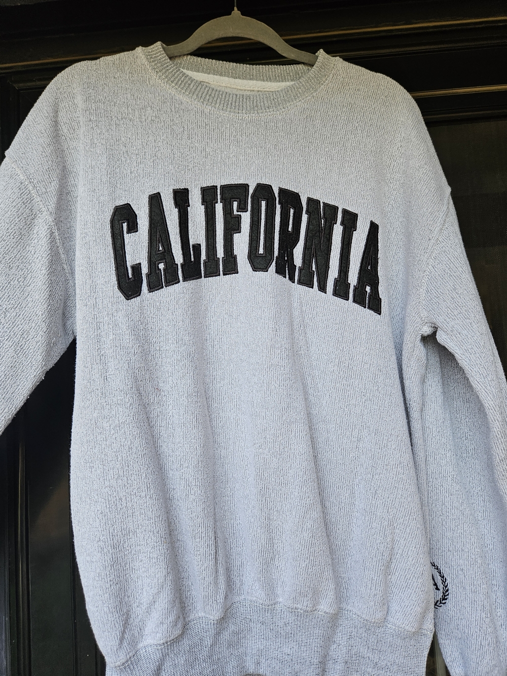 California Arch Logo Crewneck Sweater - Light Gray